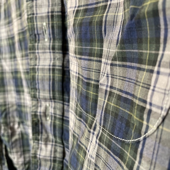Glad Gitman bros plaid, casual, button-down shirt, size extra small - Picture 6 of 8
